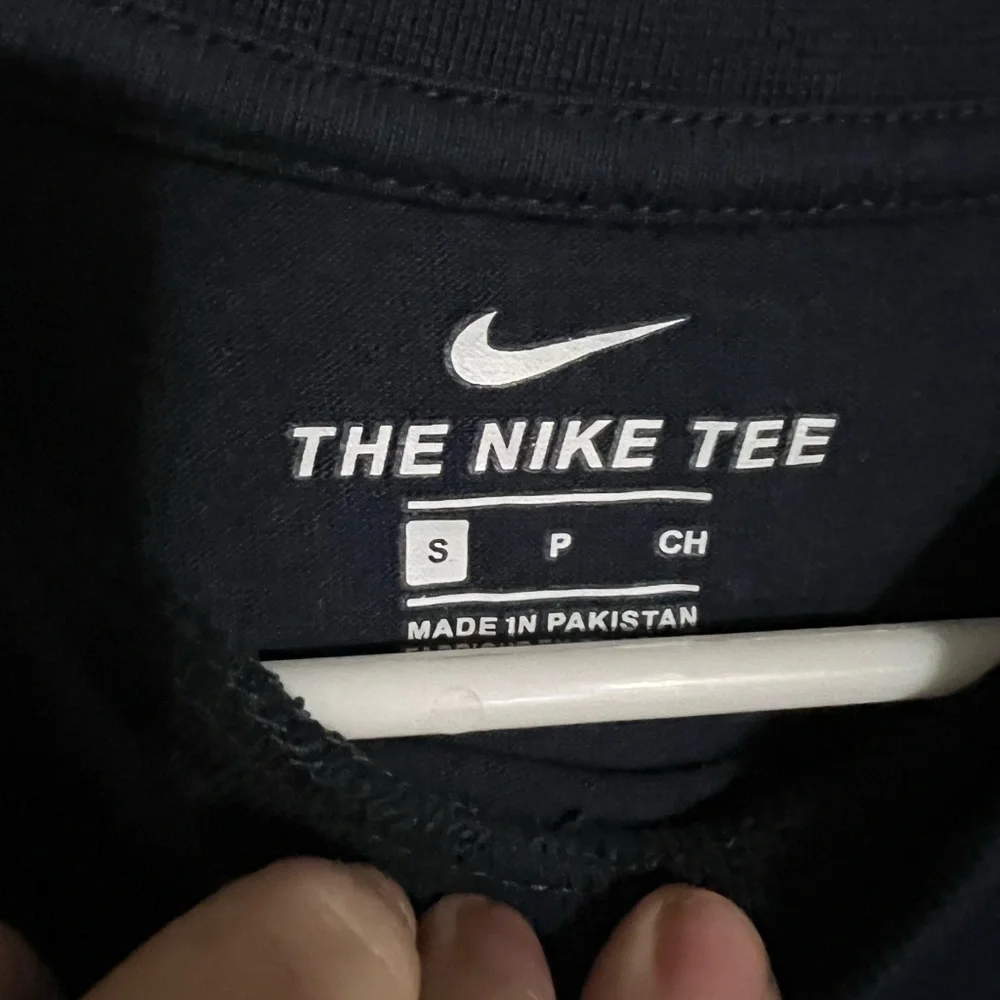 NIKE Classic Athletic Athleisure Just Do It Casual T Shirt Navy Blue Men's Sz Sm